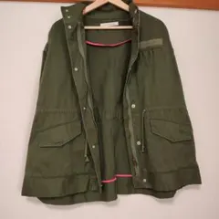 GREEN LABEL RELAXING ミリタリージャケット オリーブグリーン