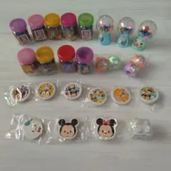 ディズニーカプセルトイセット 。ガチャまとめ売り消しゴムセット。
