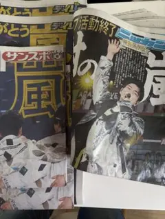 嵐 新聞記事セット ニッカンスポーツ サンスポ　6部ずつ　合計12部 嵐 新聞記事セット ニッカンスポーツ サンスポ 6部ずつ 合計12部
