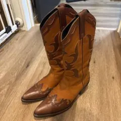 North Beachウエスタンブーツ レザー 本革