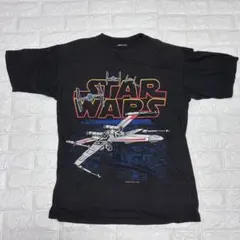 90s STAR WARS スターウォーズ Tシャツ フェード シングルステッチ