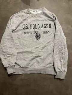U.S. POLO ASSN. グレー スウェット