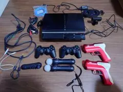 【値下げ11/24まで】PS3初期型(SSHD320GB換装済)とガンコンセット