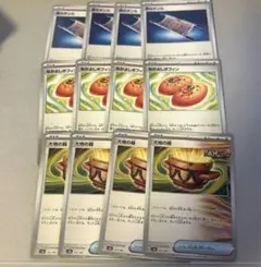 ポケモンカード　なかよしポフィン　夜のタンカ　大地の器　各4枚セット