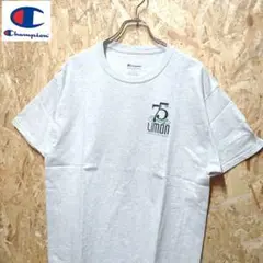 チャンピオン Champion 半袖Tシャツ 記念Tシャツ グレー 霜降り L