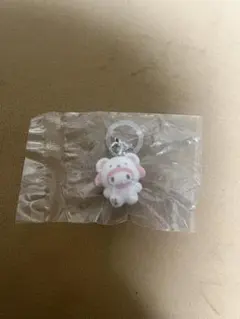 ふわふわスノーめじるしチャーム