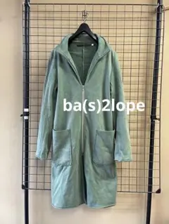 ba(s)2lope ベースロープ オーバーダイ スウェット ロングジャケット