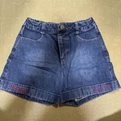 JENNI デニムショートパンツ ダークブルー