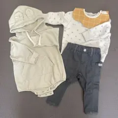 【80】ベビー服まとめ売り　秋冬セット