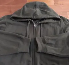 GU フルジップパーカー オリーブグリーン Ｌサイズ フード付