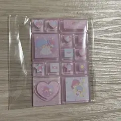 サンリオキャラクターズ　トレーディングミニタイルシール　キキララ