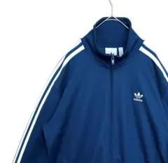 【レアカラー‼️】adidas ベッケンバウアートラックジャケット O 紺 古着