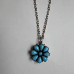 LEO FEENEY ターコイズ フラワーモチーフ ネックレスのサムネイル