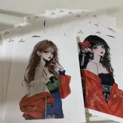 人物ステッカー collage ラスト