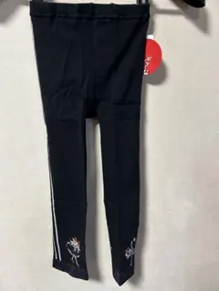 オレボレブラ　アルベロベロ　 刺繍デザイン ブラックレギンス