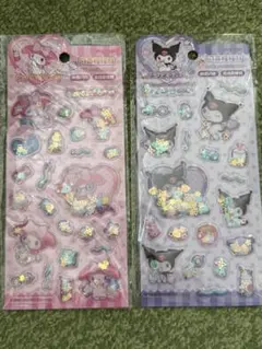 サンリオ　立体シャカシャカシールセット