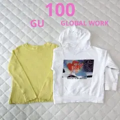 トップス２枚まとめセット(100㎝)