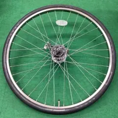26×1-3/8 タイヤ付 後輪 ステンレス 内装3段 ローラーブレーキ リア 