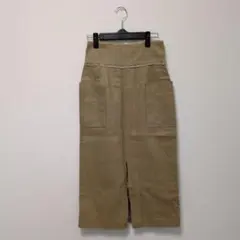 nano universe ベージュ タイトスカート