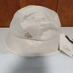 新品　　ロゴスデイズ　　帽子　57．5cm　ベージュ系　しまむら