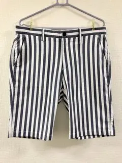 『adidas』アディダス　ハーフパンツ　ストライプ　O/XG(XL) 美品