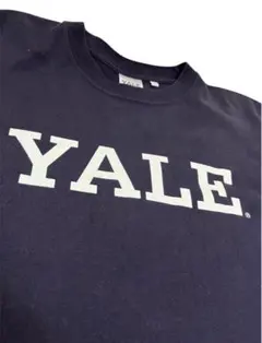 coen コーエン YALE イェール大学 カレッジロゴ Tシャツ ネイビーXL