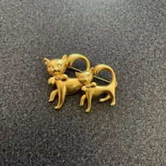 よ*頃様 猫のブローチ