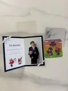Nissy Cafe にっしーカフェ　招待状　コースター 2枚セット
