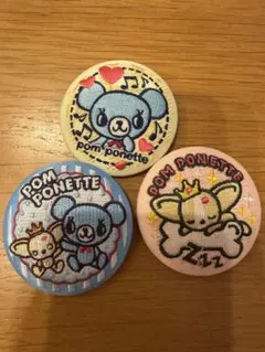 ナルミヤキャラクターズ　缶バッジ　ポンポネット