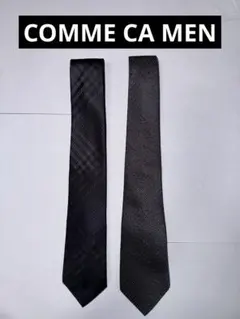 COMME CA MEN ネクタイ ブラック系