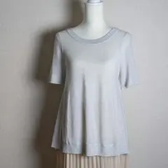 TORRAZZO DONNA　新品タグ付　サマーニット　Aライン　ラメ感　古着
