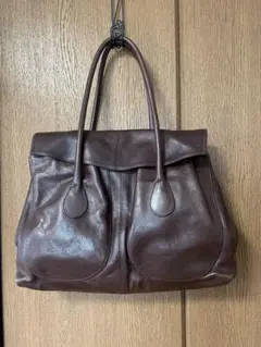 ダークブラウン レザー トートバッグ　値下げしました