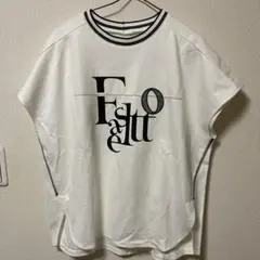 ホワイト ロゴTシャツ