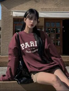 【新品未使用】SHEIN DAZY クルーネック スウェット レタープリント