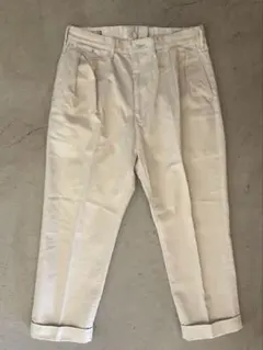 J.S.HOMESTED 2タックオフィサークロップドパンツ