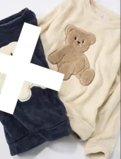 【新品】GU マシュマロフィールプルオーバー　くま　Lサイズ