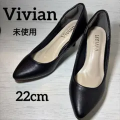 Vivian ブラック ハイヒール・パンプス