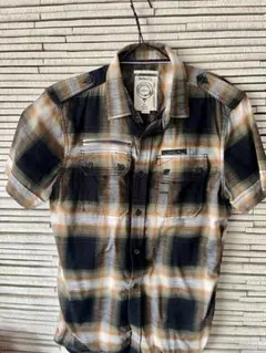 DIESEL チェック柄 半袖シャツ Sのサムネイル
