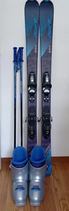 【札幌引き渡し限定】男児スキー3点セット　130 ケース付き