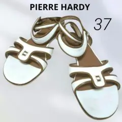 ピエールアルディ レザー ストラップサンダル 白 37　PIERRE HARDYのサムネイル