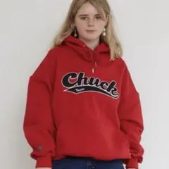 どこよりも低価格‼️CHUCK レッド パーカー Mサイズ