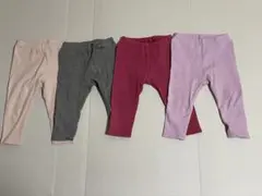 ユニクロ　レギンス80 4枚セット