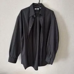 ツイルオーバーサイズチェックシャツ