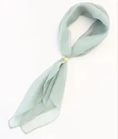 コムサイズム COMMECAISM モノコムサ リング付き シフォン スカーフ