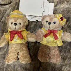 30周年　ダッフィ、シェリーメイぬいぐるみバッチセット