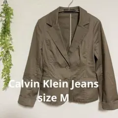 Calvin Klein Jeansブラウン テーラードジャケット M