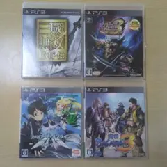 PS3 真・三國無双6、猛将伝、モンスターハンター3rd　等 5作品セット