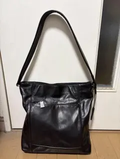 【美品・希少】aniary ワンショルダーバック　黒のサムネイル