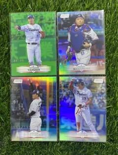 東京ヤクルトスワローズ シリアル4枚セット 2025 topps スタクラ