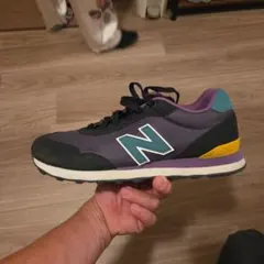 New Balance 515 スニーカー 紫/黒/青/黄